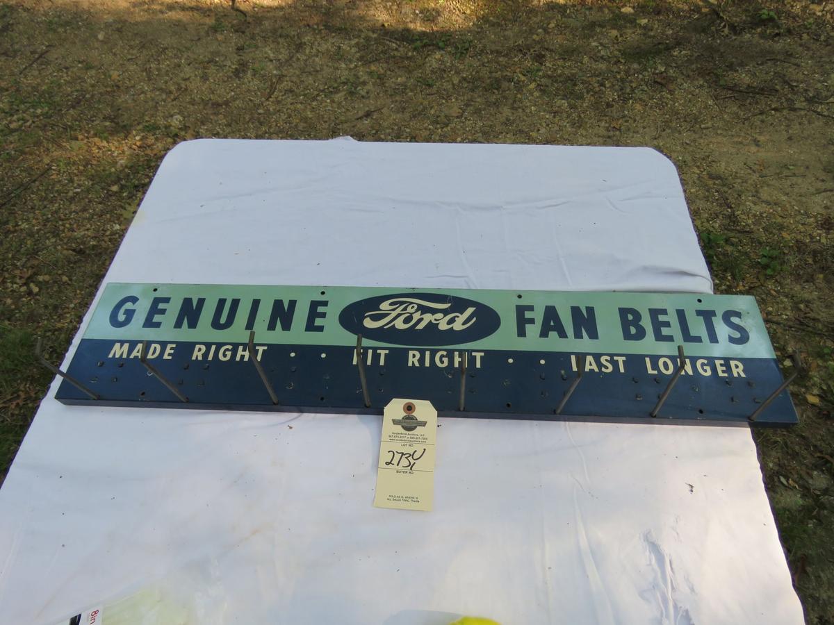 Ford painted Tin Rack