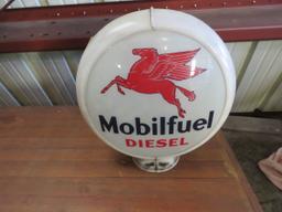 Mobil Diesel Gas Pump Globe