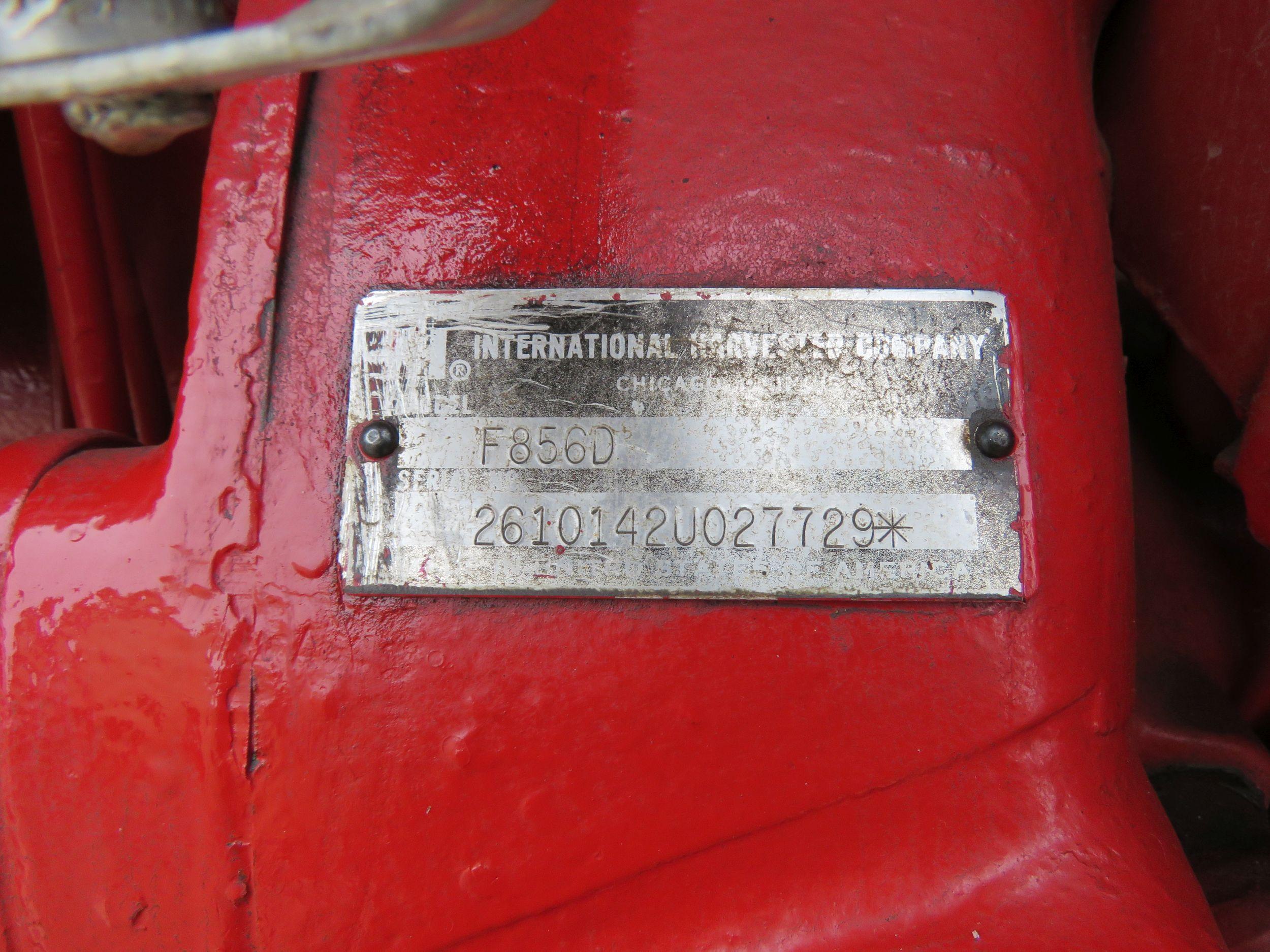 1969 International Farmall 856 Tractor