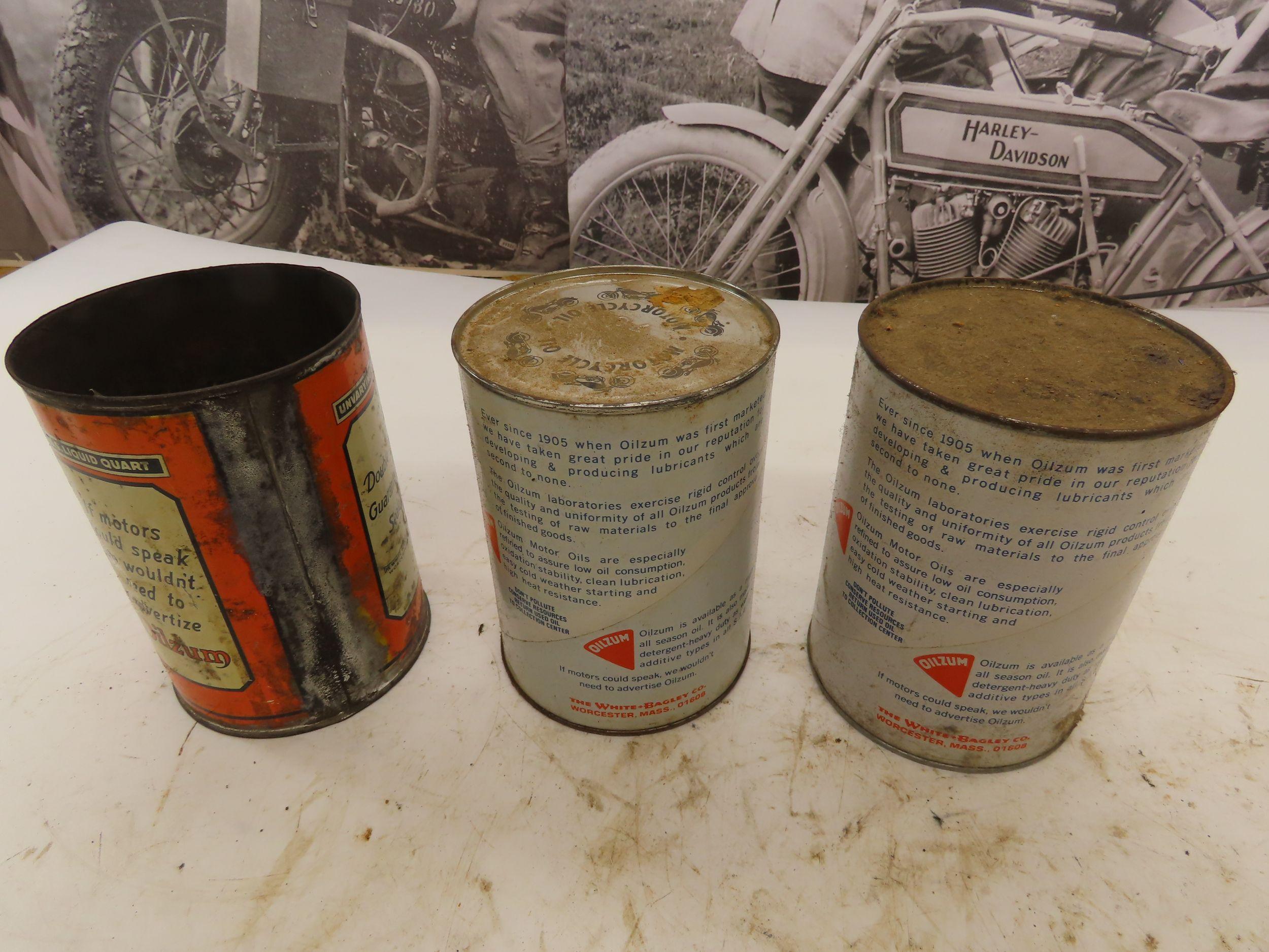 OilZum Vintage Oil Can Group