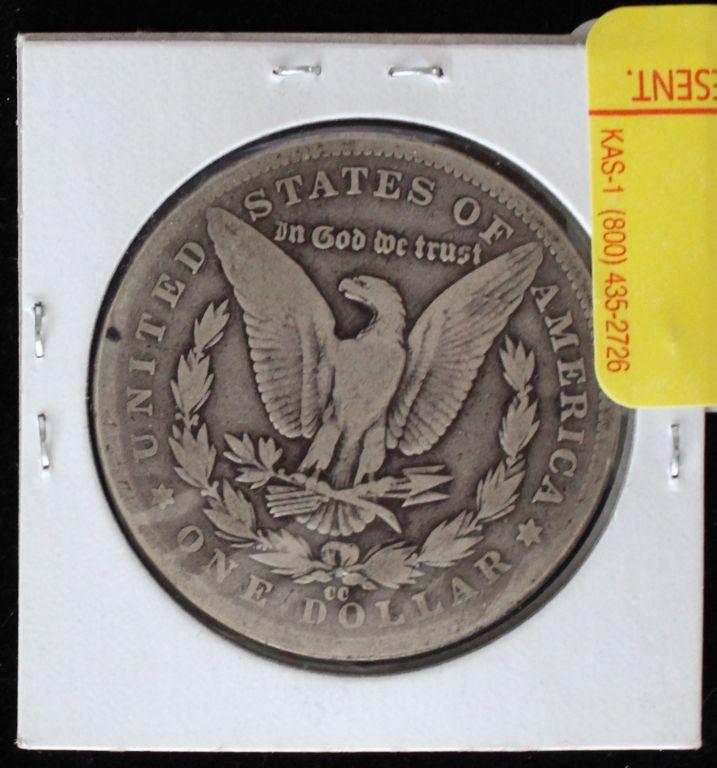 1892 Carson City Silver Dollar