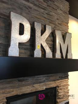 PKM lettering metal letters
