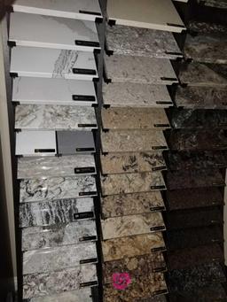 Lot of multiple types of countertop samples