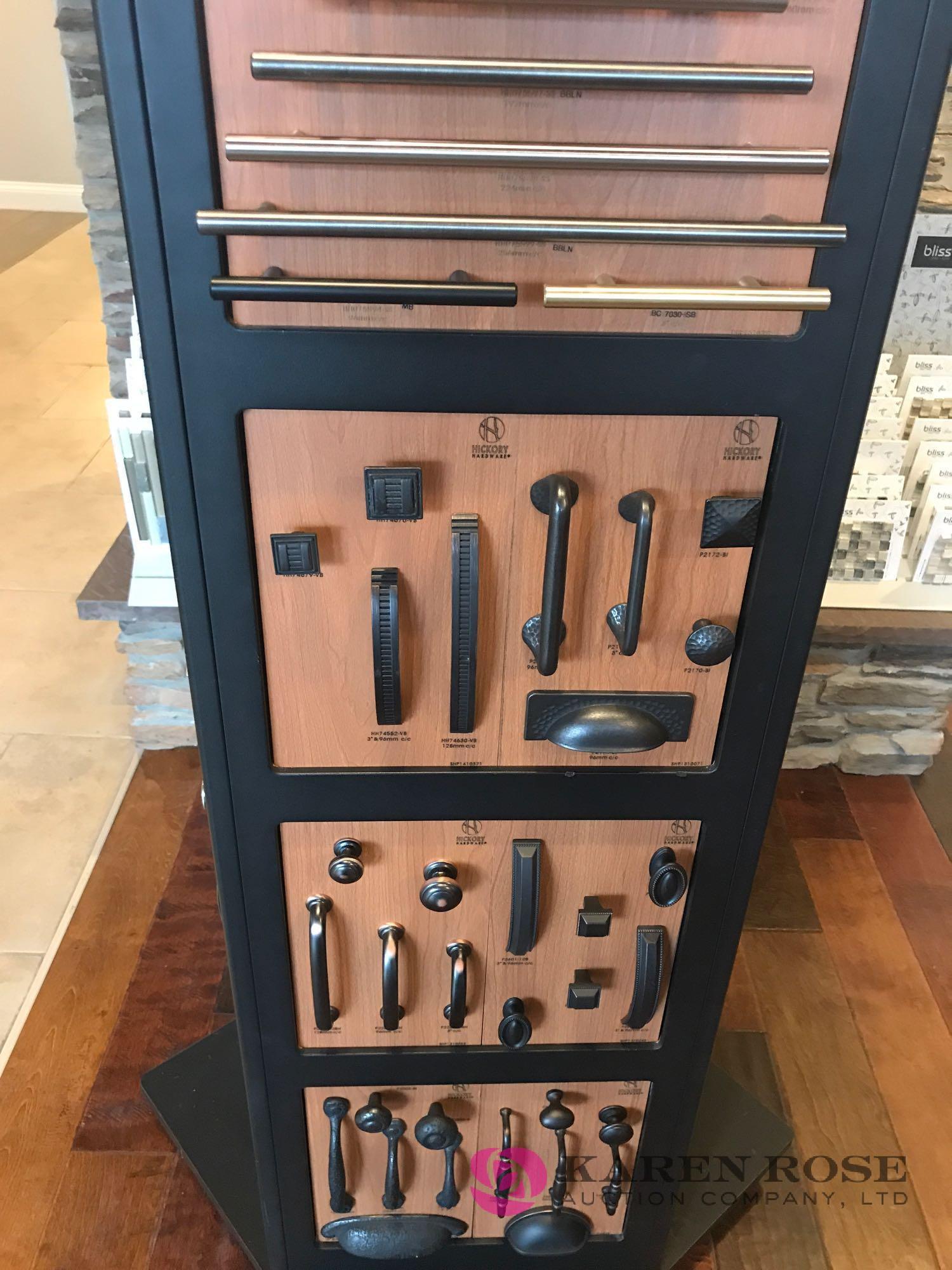Knob display cabinet