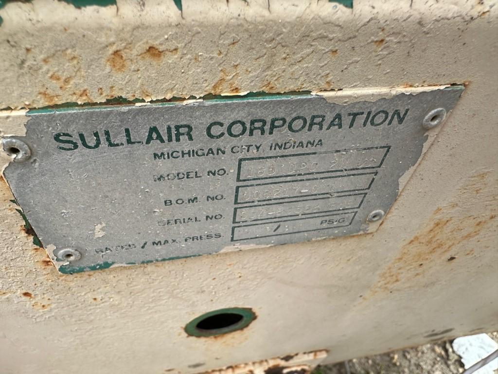 Sullair model 185DPU air compressor