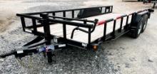 2022 Texas Bragg 20’ bumper hitch trailer