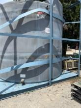 8,000-gallon industrial plastic water tank