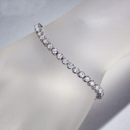 APP: 16.5k *Fine Jewelry 14KT White Gold, 7.00CT Round Brilliant Cut Diamond Bracelet