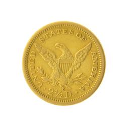 1877-S. $2.50 Liberty Head Gold Coin