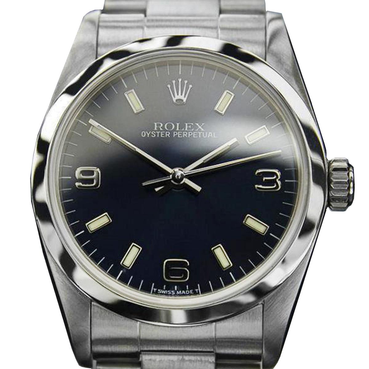 *Unisex Rolex Oyster Precision 1999 Mid-size Watch 77080 W/ Box & Paper  (P)