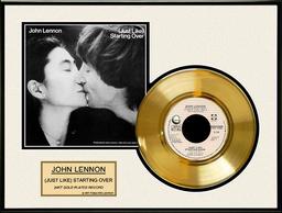 ''Just Like Starting Over'' Gold Record