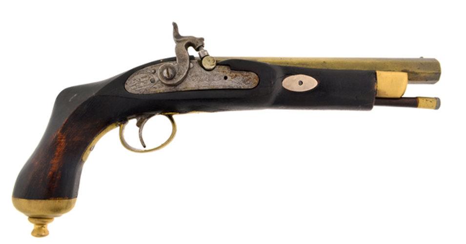 1830 Black Powder London Pistol (No Gun Sales To: NY, HI, AK.)