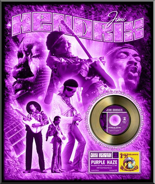 JIMI HENDRIX ''Purple Haze'' Gold 45