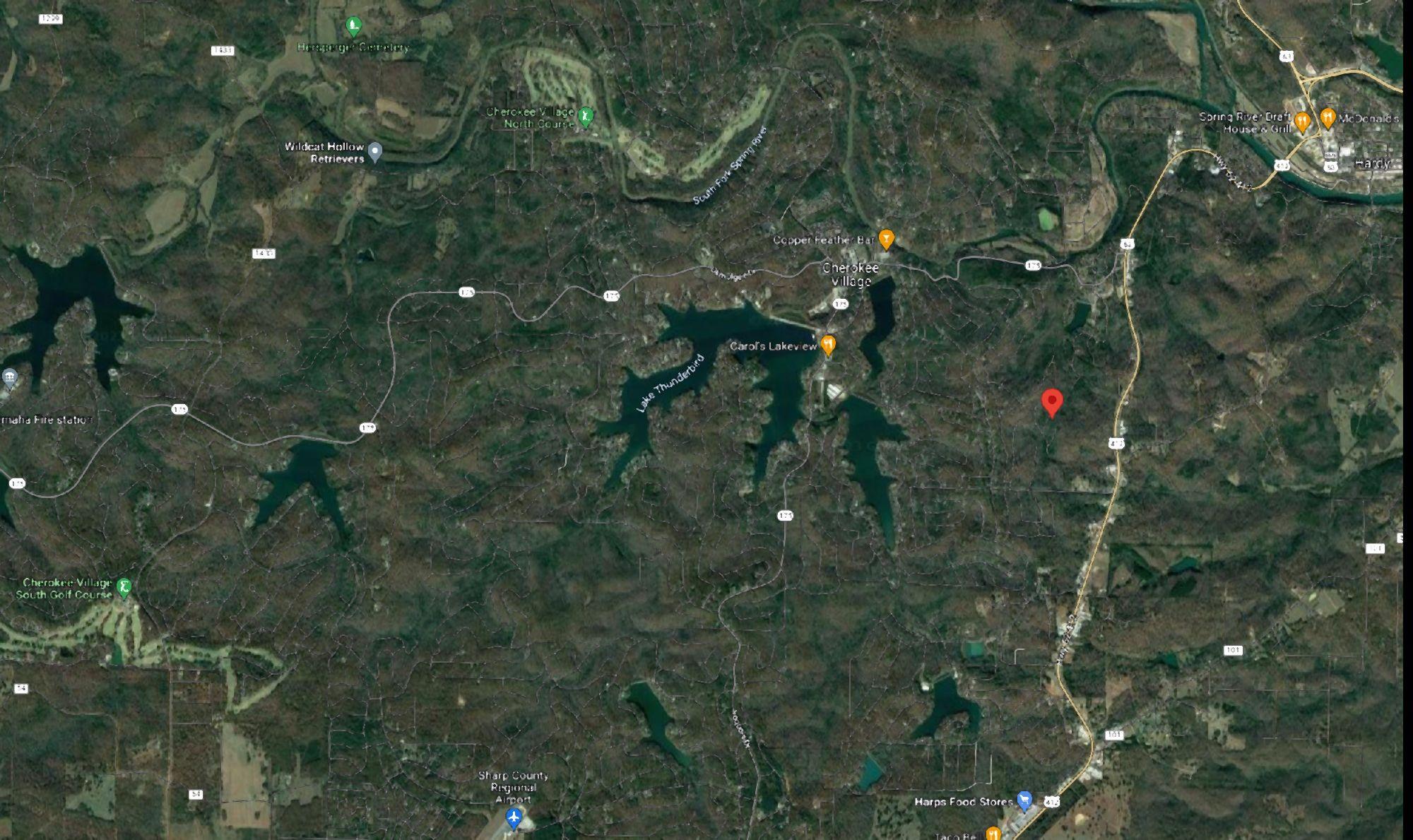 CASH SALE Sharp County Arkansas Lot In Cherokee Village File 1821687