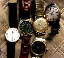 5- assorted Mens watches