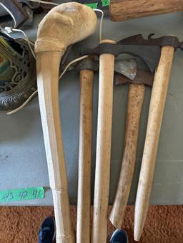 Assorted battle axes