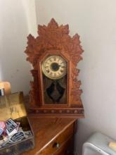 vintage clock. (upstairs)