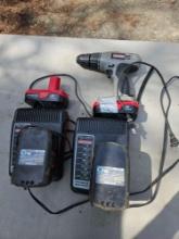 Craftsman chargers batteries and drill 19.2.