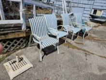 miscellaneous windows and patio chairs