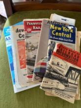 railroad maps/books/postcards