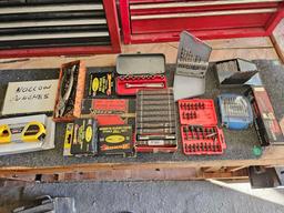 assorted tool lot.