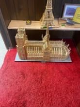 Notre Dame castle matchstick model