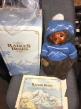 Raikes Bears Eric Applause certificate of authenticity