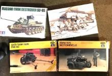 4- military model kits