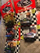 5- racing Champions 1/64 scale stock cars Ricky Craven-Ken Schrader-Kyle Petty-Bill Elliott-Mark