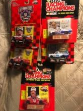 5- racing Champions 1/64 scale Nascar stock trucks Ken Schrader-Kevin Harvick - Mike Chase-Bryan