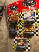 5- racing Champions Nascar stock cars 1/64 scale Terry Labonte-Derrike Cope-Butch Mock