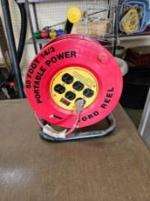 50 ft Portable power cord reel
