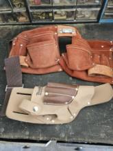 tool belt and holster.