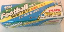 Topps 1992 football cards set sealed