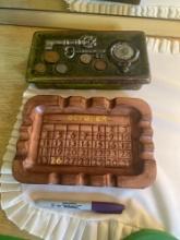 jewelry trinket box and tray B1