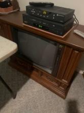 box TV and DVD player