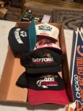 5 NASCAR hats