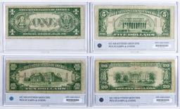 1934-A and 1935-A Hawaii Silver Certificate Assortment