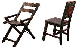 Folk Art and Western Style Chairs