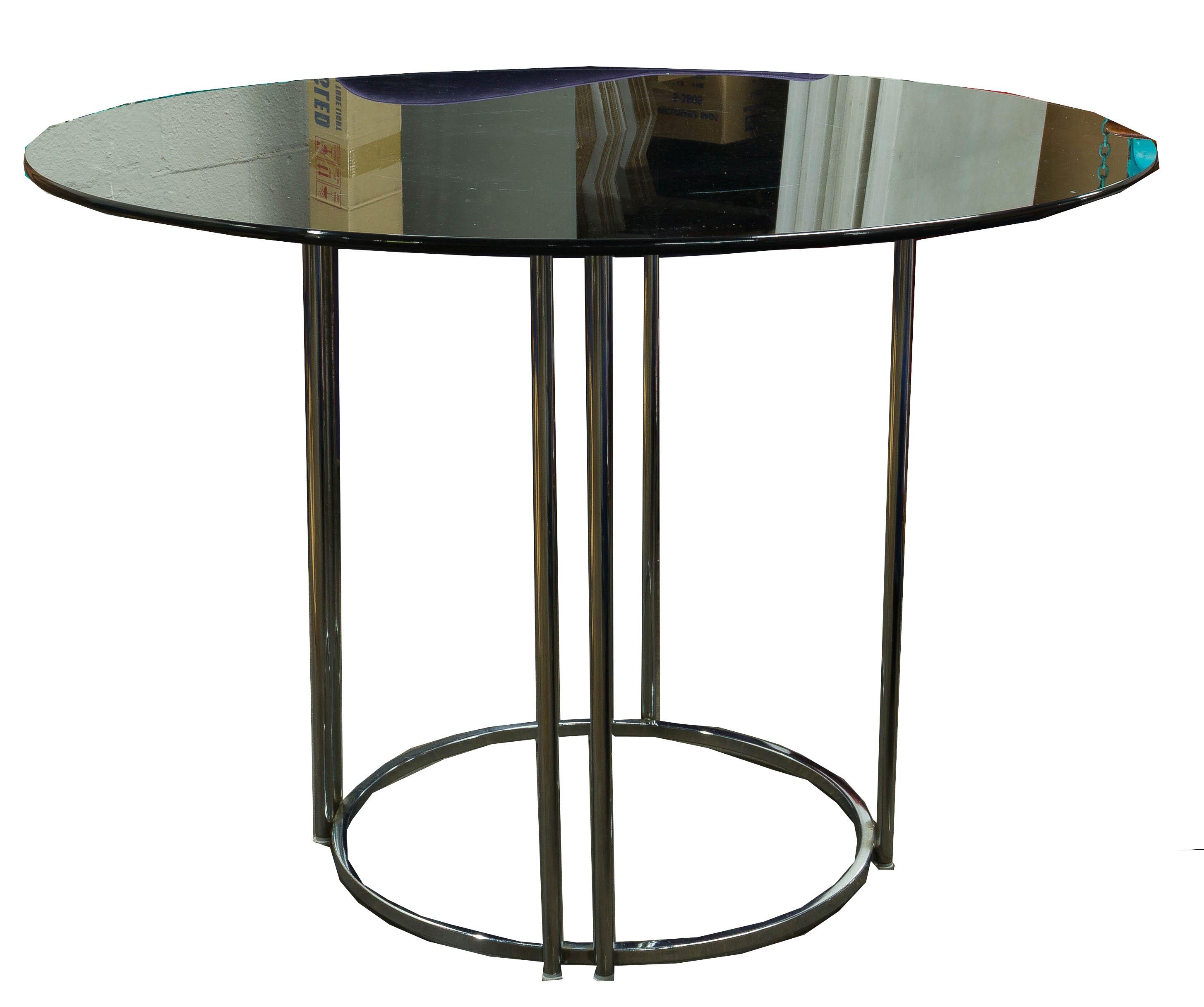 MCM Chrome Table and Chair Assortment