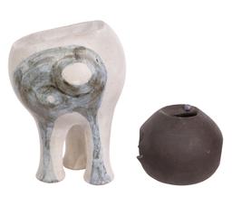 Earl J. Hooks (American, 1927-2005) Ceramic Sculptures