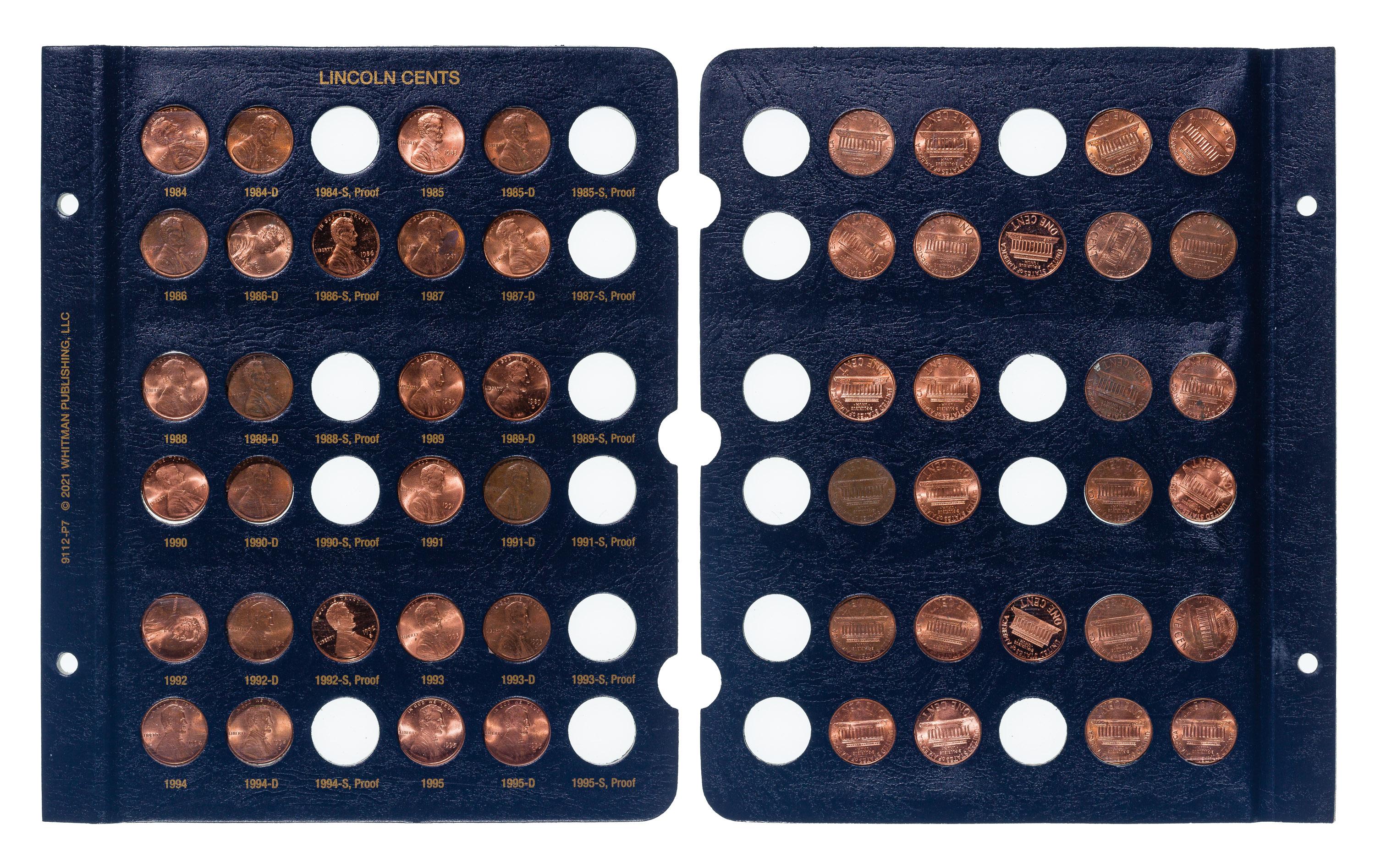 Lincoln Wheat Cent 1909 to 1995 Set