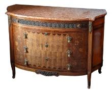 Henry Fuldner & Sons Louis XVI Style Marble Top Chest
