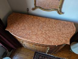 Henry Fuldner & Sons Louis XVI Style Marble Top Chest