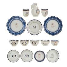 Chinese Export Armorial Porcelain Assortment