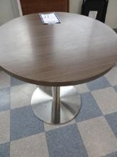 KLEM 30" ACTIVITY PEDESTAL TABLE, COMMERCAL QUALITY W/ STAINLESS STEEL BASE