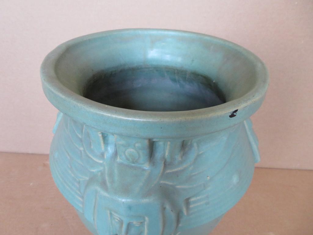 McCoy Art pottery Sphinx Egyptian Sand Jar