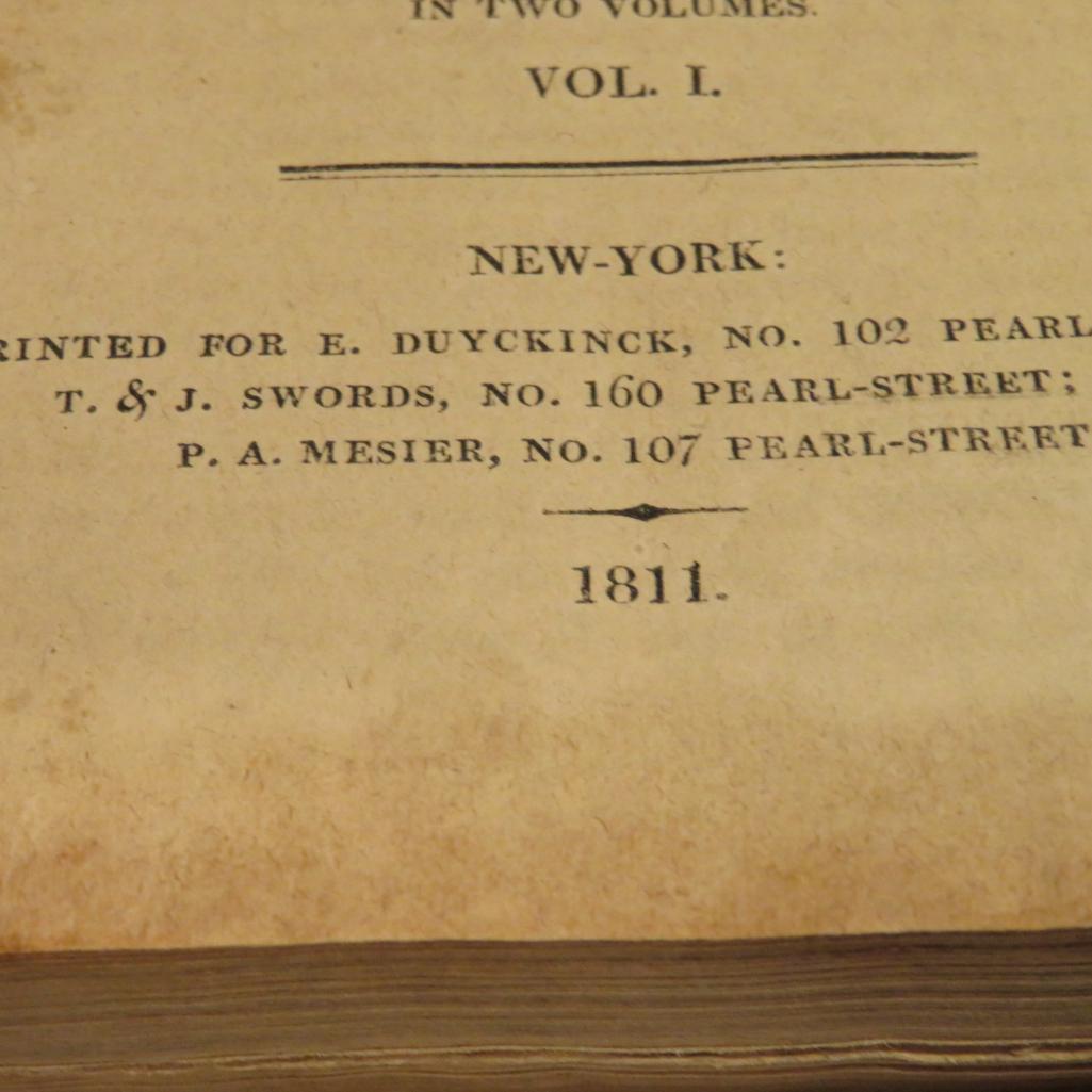 1811 Works of Virgil, Two Volume Set, 2nd American Ed