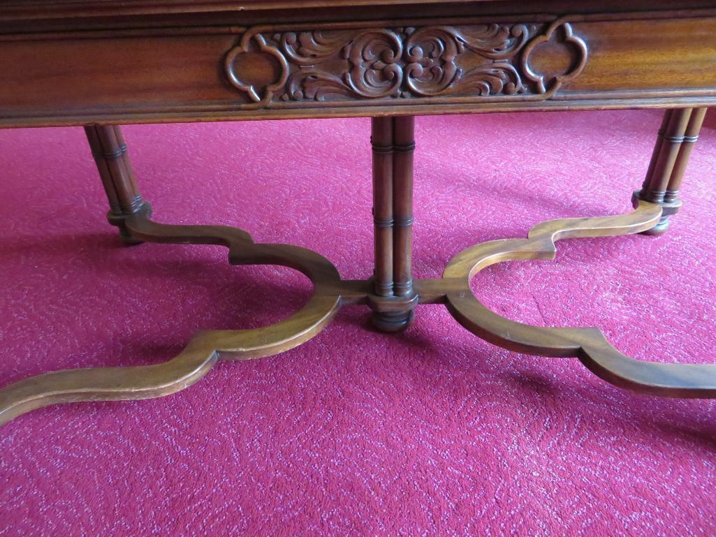 Lovely Ornate William A French Library Table
