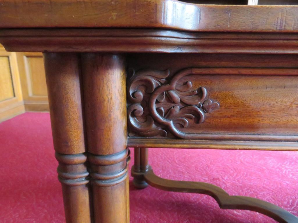 Lovely Ornate William A French Library Table